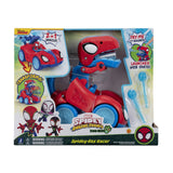 Marvel Spidey & His Amazing Friends Spidey-Rex Racer Vehicle, 2-in-1, Darts Included, Ages 3+