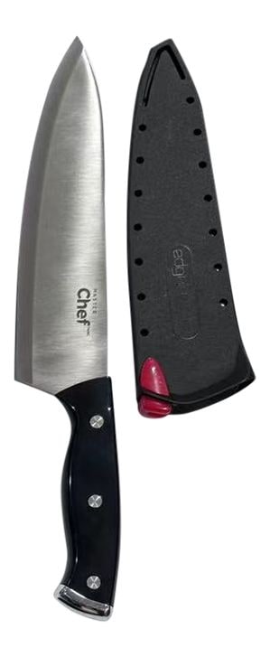 Master Chef Chef/Kitchen Knife, Fine Edge, High-Carbon Steel, 8-in I0