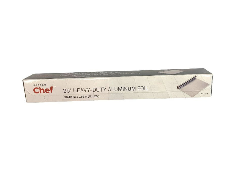 Master Chef Heavy Duty Aluminium Foil Roll, 12-in x 25-ft V4