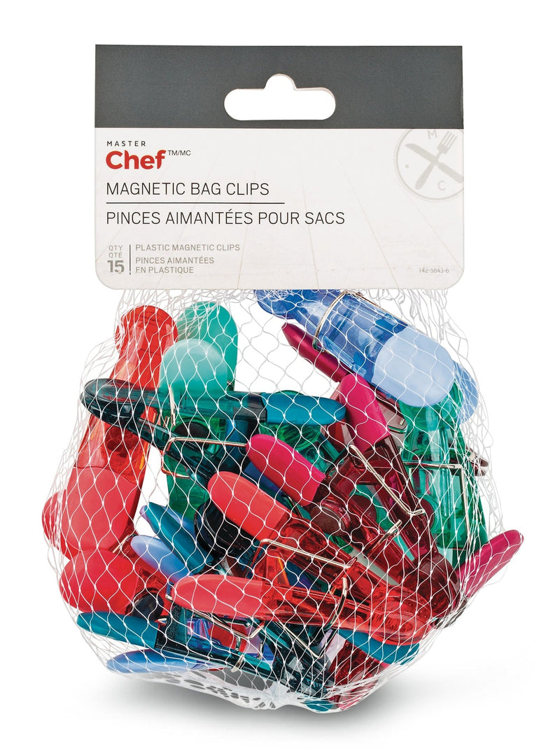 MASTER Chef Magnetic Bag Clips, 15-pk T3