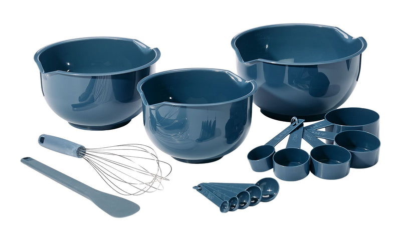 Master Chef Mix & Measure Blue Kitchen Tools Set, 15-pc O5