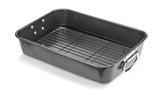 MASTER Chef Multi-Purpose Roaster with Rack, Dishwasher Safe, 9-12 lb, 25.4 x 38cm