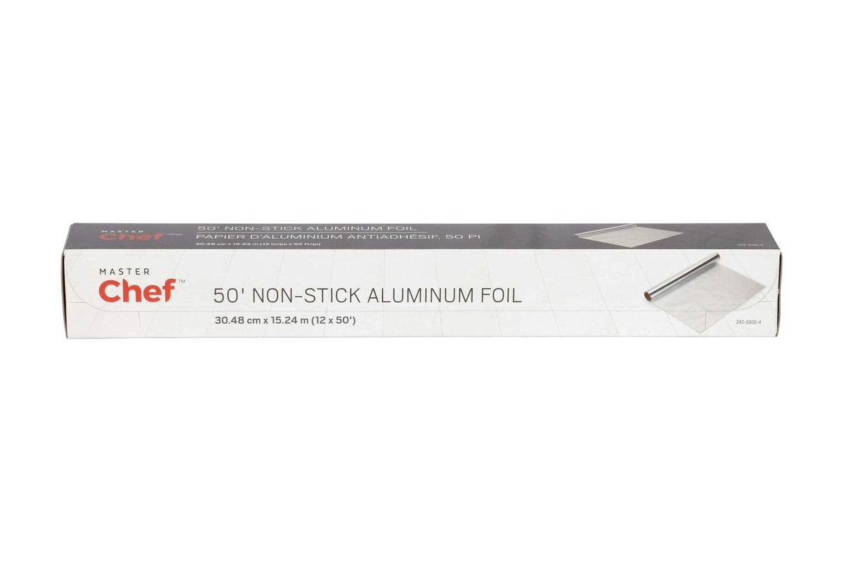 Master Chef Non-Stick Aluminum Foil Roll, 12-in x 50-ft