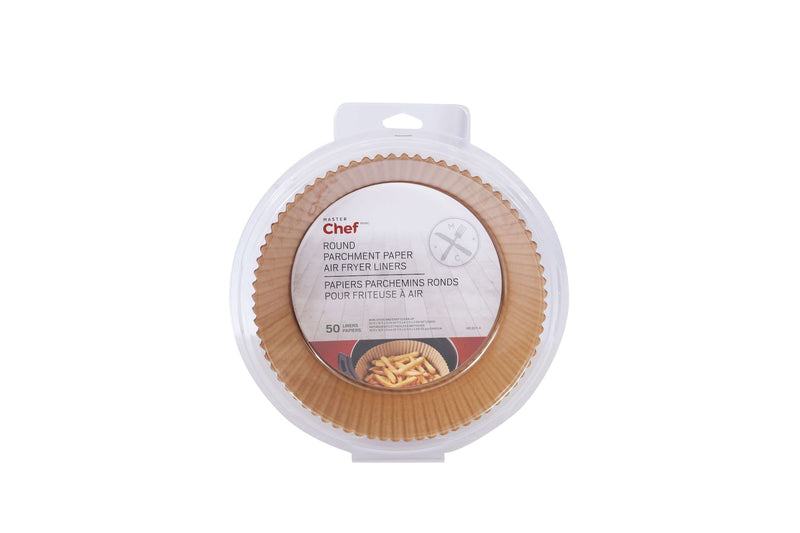 Master Chef Round Air Fryer Liner, 16.5-cm, 50-pk E2