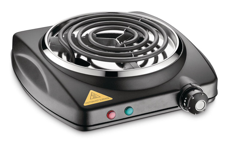 MASTER Chef Single Burner Hot Plate, Black, 1000W C9