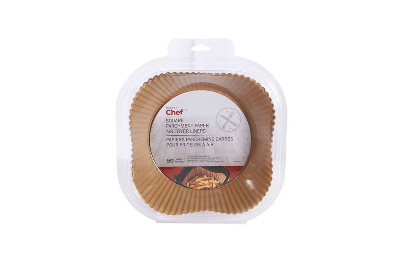 Master Chef Square Air Fryer Liner, 16.5-cm, 50-pk J1