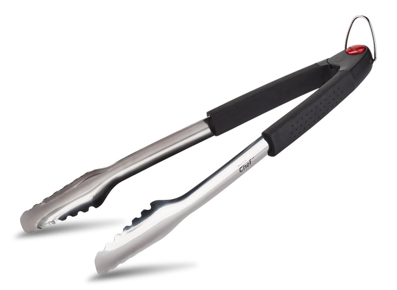 MASTER Chef Stainless Steel BBQ Grill Tong with Hook C8