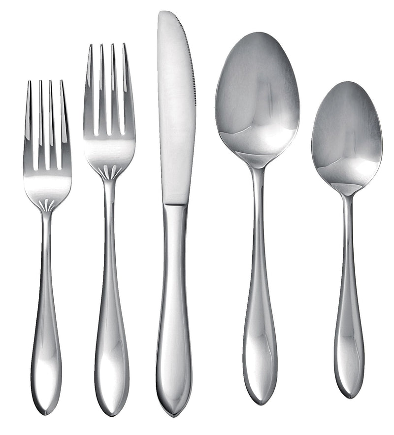 MASTER Chef Stainless Steel Flatware Set, Serves 12, 60-pc W8