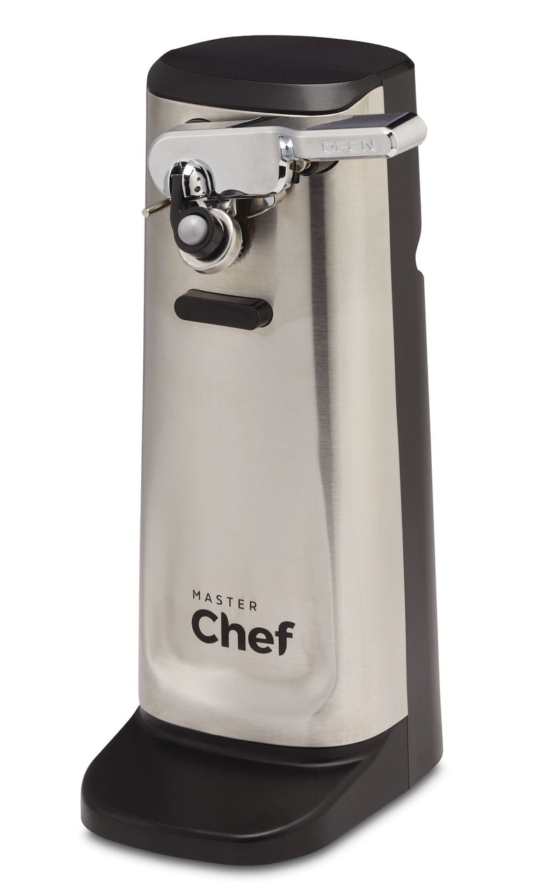MASTER Chef Tall Electric Stainless Steel Can Opener, Black B8