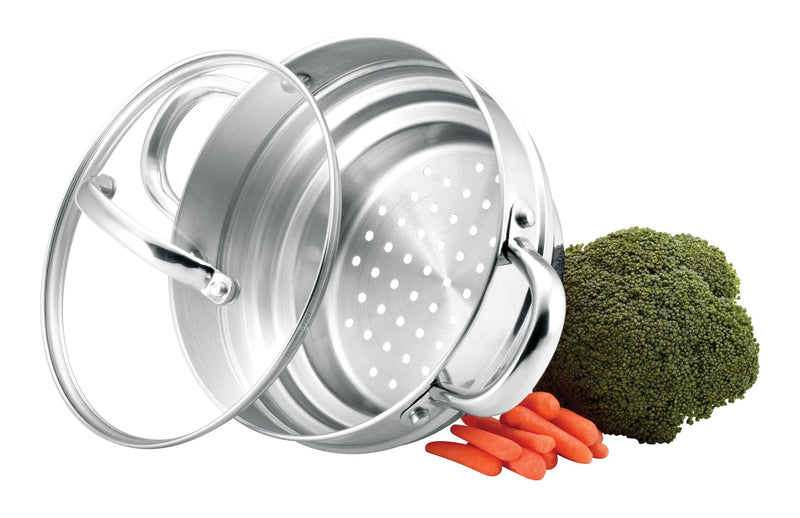MASTER Chef Universal Stainless Steel Steamer Insert, Dishwasher Safe L4