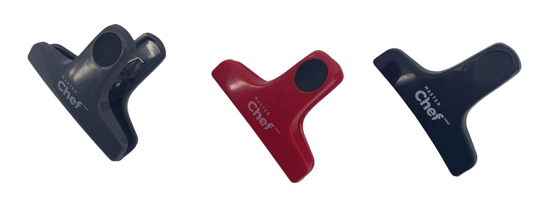 MasterChef Large Storage/Food Bag Clips, 3-pk K5