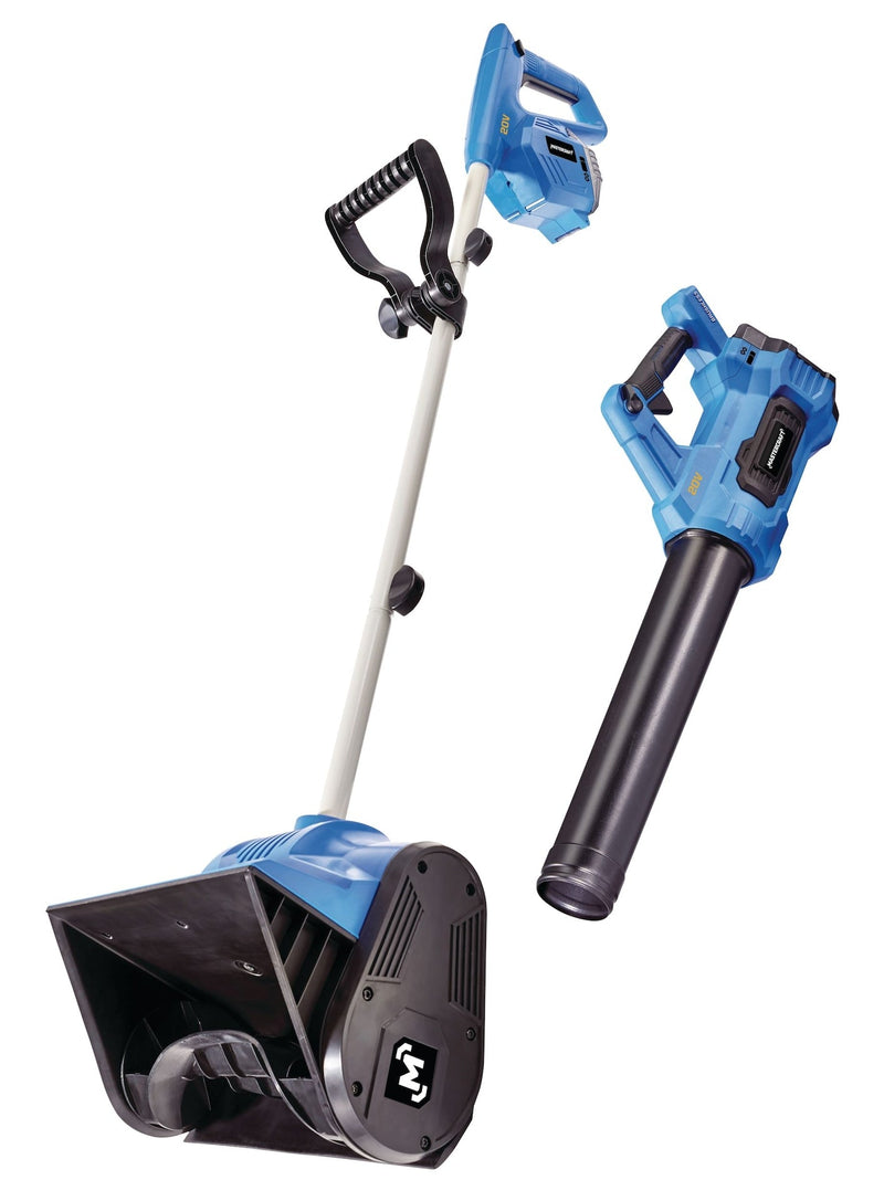 Mastercraft 20V Brushless 5.0Ah Snow Shovel & Blower Combo Kit, PWR POD Compatible F4