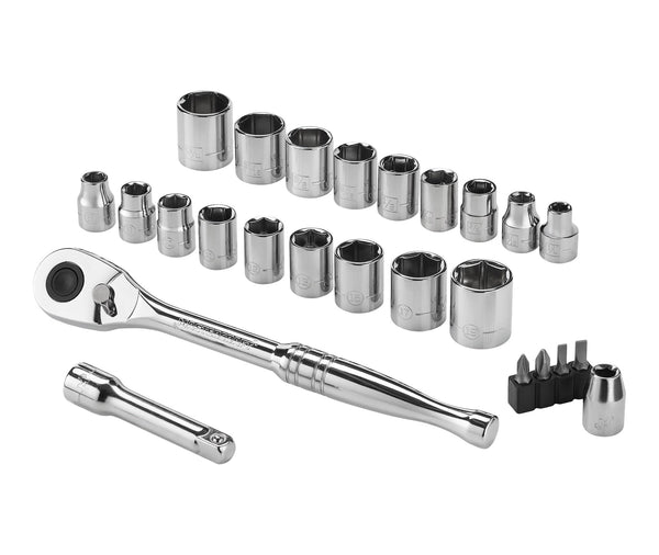 Mastercraft 25 Piece 3/8" Drive Socket Set H7