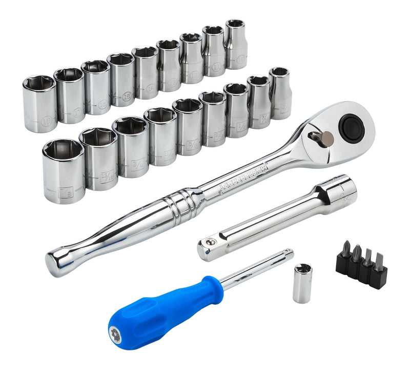 Mastercraft 26 Piece 1/2" Drive Socket Set M6
