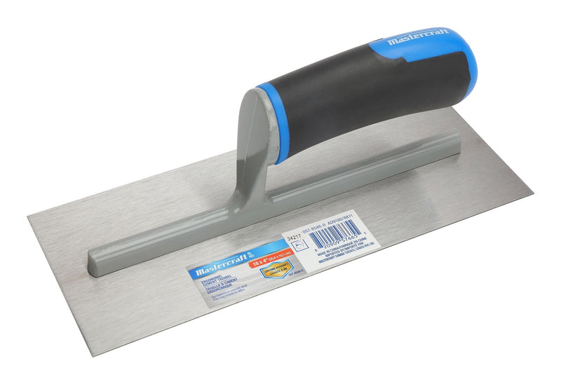 Mastercraft Ergonomic Steel Cement Trowel For Masonry & Concrete Work, 4 x 10-in Z6