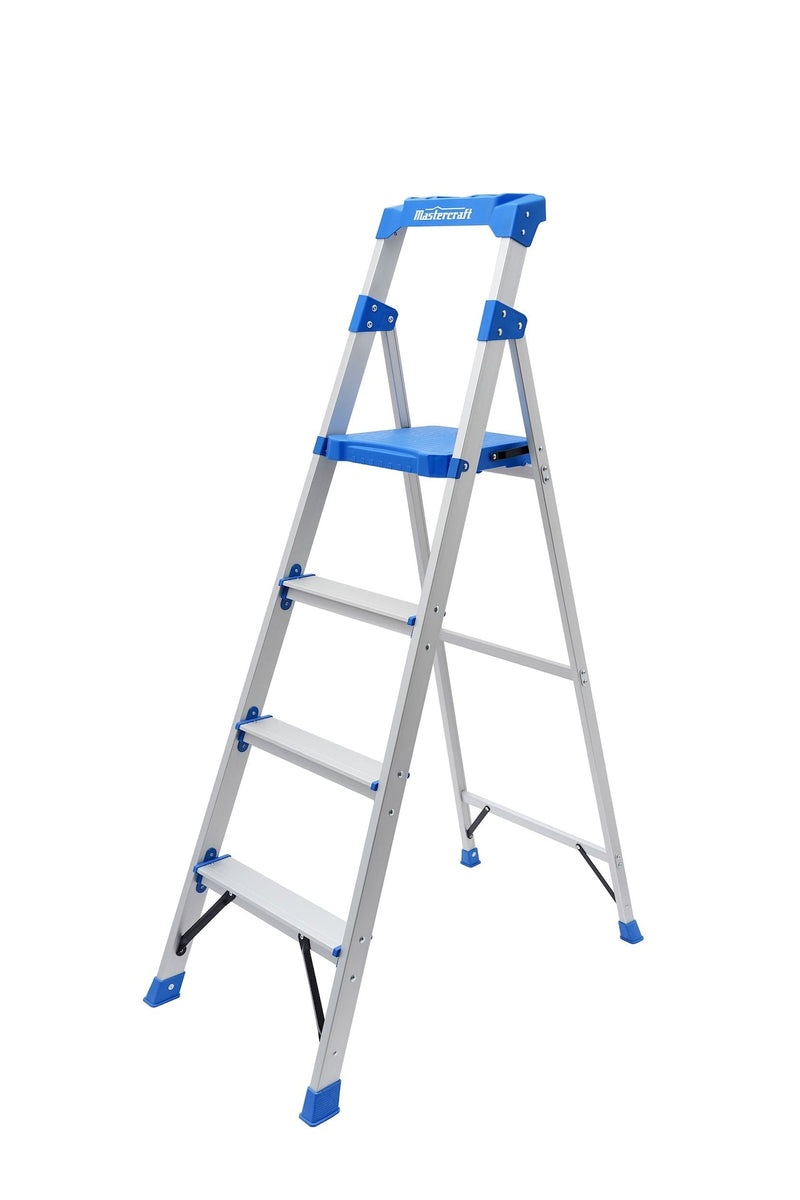 Mastercraft Grade 1 Aluminum Compact Ladder, 5.5-ft, 250-lb Capacity L5