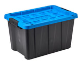 Mastercraft Heavy-Duty Easy Grip Latching Tote, 45.5-L