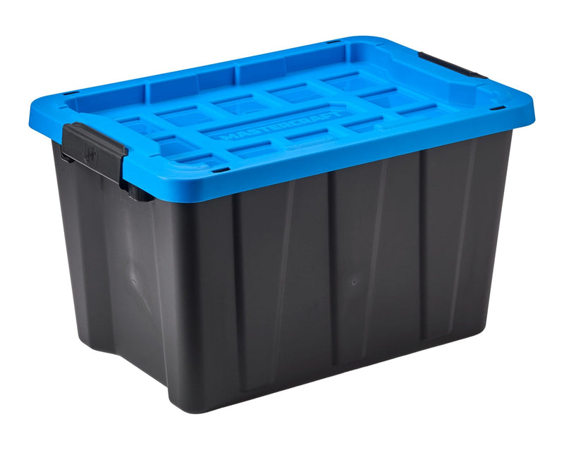 Mastercraft Heavy-Duty Easy Grip Latching Tote, 45.5-L N8