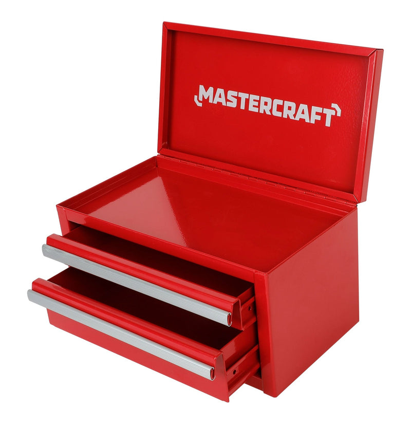 Mastercraft Mini Toolbox with 2 Drawers, Red G2