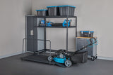 Mastercraft Seasonal Storage Rack with Rolling Platform Cart, Black, 65.5-in x 35.5-in x 68-in
