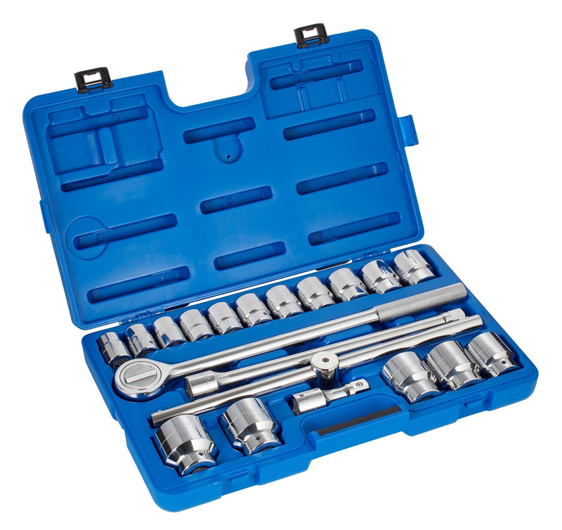 Mastercraft Socket Set 20-pc, 3/4-in Drive, SAE, Steel, Chrome M4