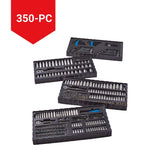 Mastercraft Socket Set, 350-pc, SAE / Metric, CRV, Nickel-Chrome Plating