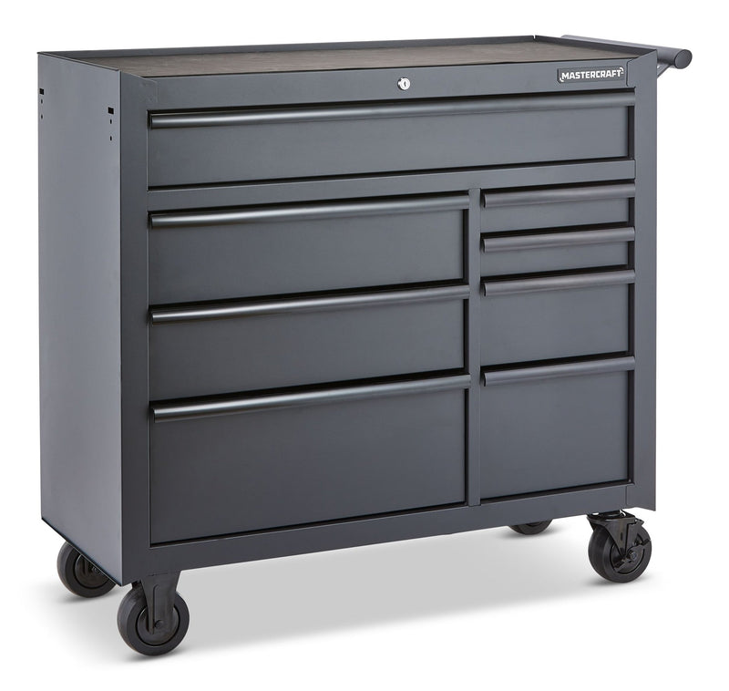 Mastercraft Tool Storage Cabinet, 8 Drawer, 41-in, Black P2