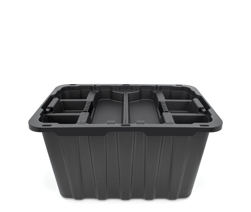 Mastercraft Tote Insert Tray with Carry Handle, Black, 2-pk H7