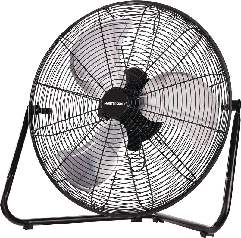 Mastercraft Vertical-Tilt Portable Floor Fan, 3-Speed, Black, 20-in, NOMA Oscillating Tower Fan, Remote Control, 3-Speed, White, 45-in, NOMA 7K... O7