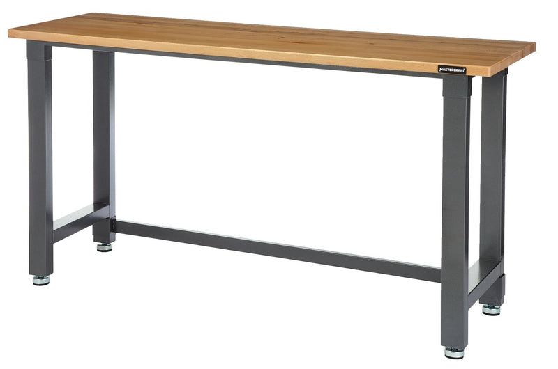 Mastercraft Wooden Top Work Bench, 72 x 24 x 37.5-in P8