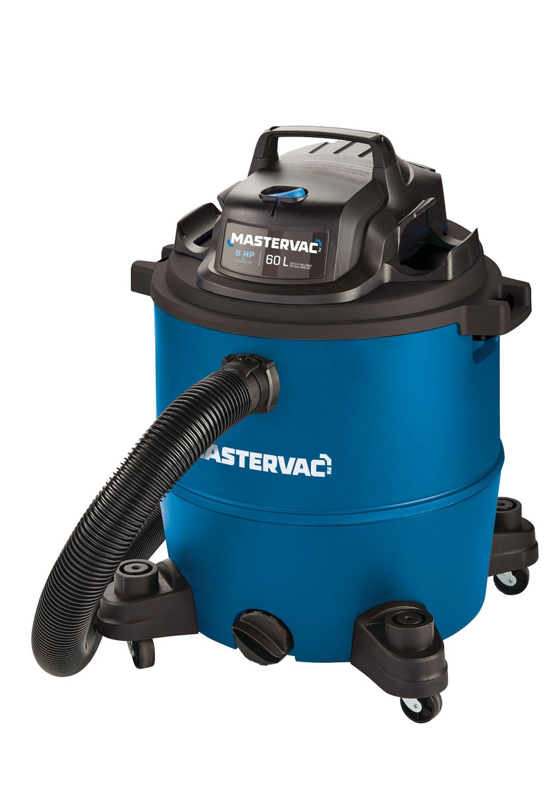 Mastervac VOC1610PF 5.0 Peak HP Wet/Dry Shop Vacuum, 60-L B8