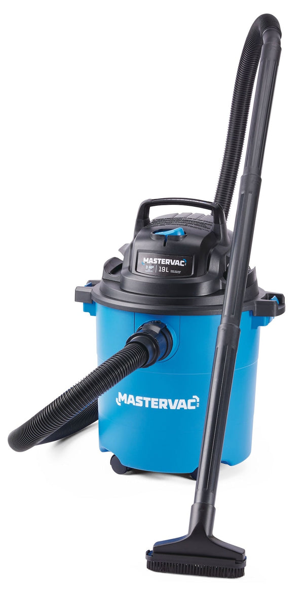 Mastervac VOC507P 4.0 Peak HP Wet/Dry Shop Vacuum with Hose & Accessories, 18.9-L I3