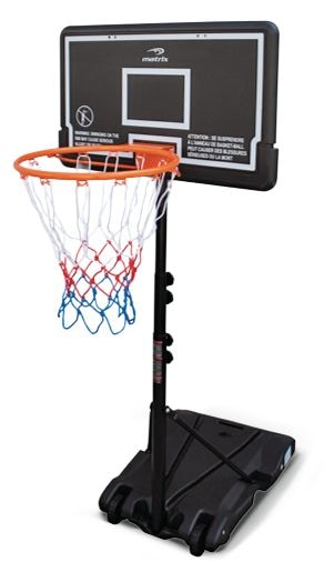 Matrix 4-in-1 Jr Portable Adjustable Basketball Backboard System with Wheels Y5