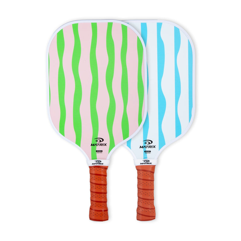 Matrix Pickleball Starter Set, Includes 2 Paddles & 3 Balls, USAPA Approved, Multi-Coloured F9