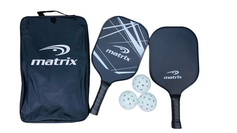 Matrix Recreational Official Size Pickleball Paddle/Racket & Ball Set, 5-pc G8