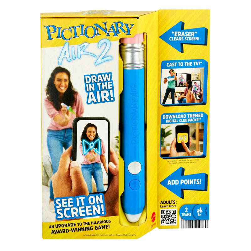 Mattel Pictionary Air 2 Family Game, Ages 8+ W0