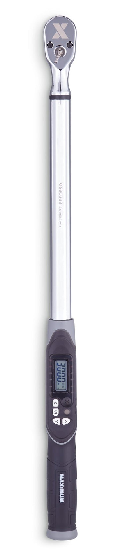 MAXIMUM 1/2-in Drive Digital Torque Wrench, 12.5-250 ft-lbs D7