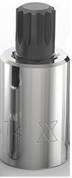MAXIMUM 1/2-in Drive Triple Square Hex Bit Socket Z5