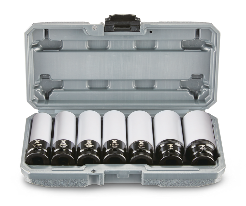 MAXIMUM 1/2-in Drive Wheel Protector Deep Impact Socket Set, 7-pc Q7