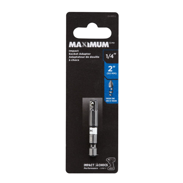MAXIMUM 2-in Socket Adaptor, 1/4-in B2