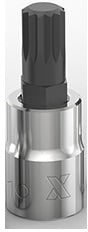MAXIMUM 3/8-in Drive Triple Square Socket, Hex Bit W5
