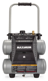 MAXIMUM 4.5-Gallon Quiet Air Compressor, 150 PSI, 1.3 HP