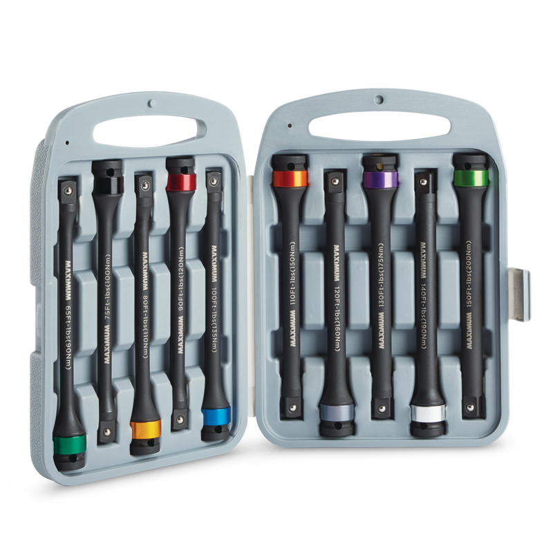 MAXIMUM Impact Torque Extension Sticks, 10-pc M4