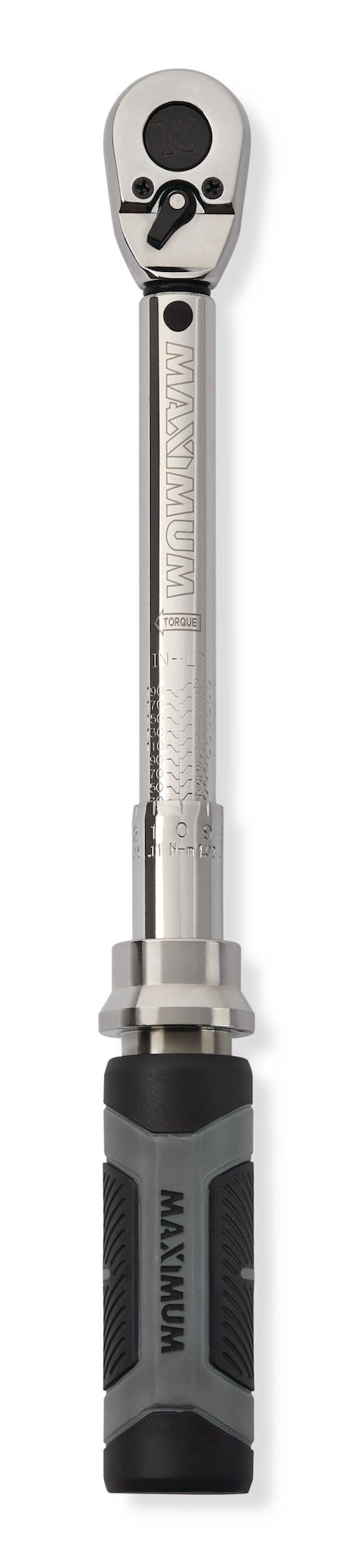 MAXIMUM Torque Wrench, 1/4-in Drive, 40-200 in-lb V3