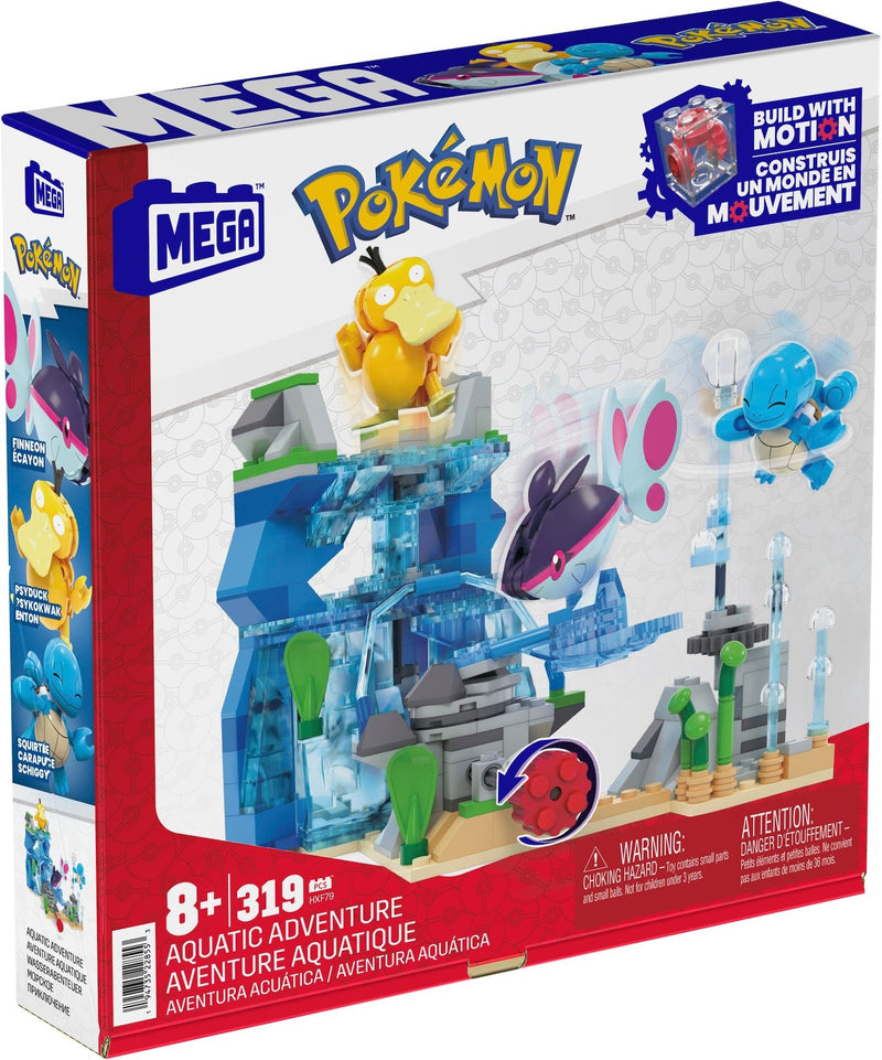 Mega Pokémon Adventure Builder Aquatic Adventure Toy Building Set, 319-pc W5