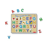 Melissa & Doug Alphabet Sound Puzzle Playset, Ages 3+