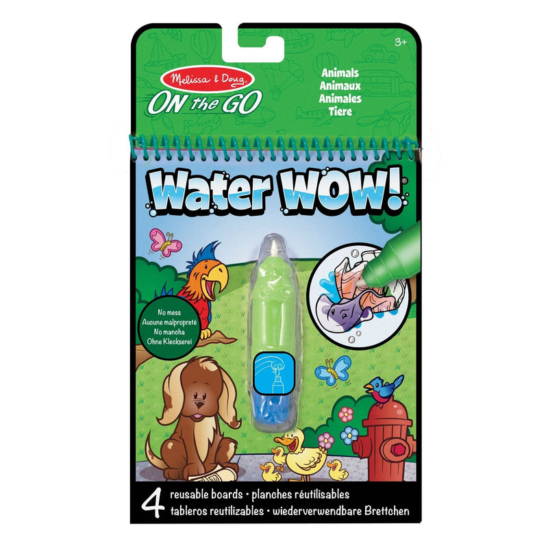Melissa & Doug On the Go Water Wow! Reusable Water-Reveal Activity Pad - Animals D3