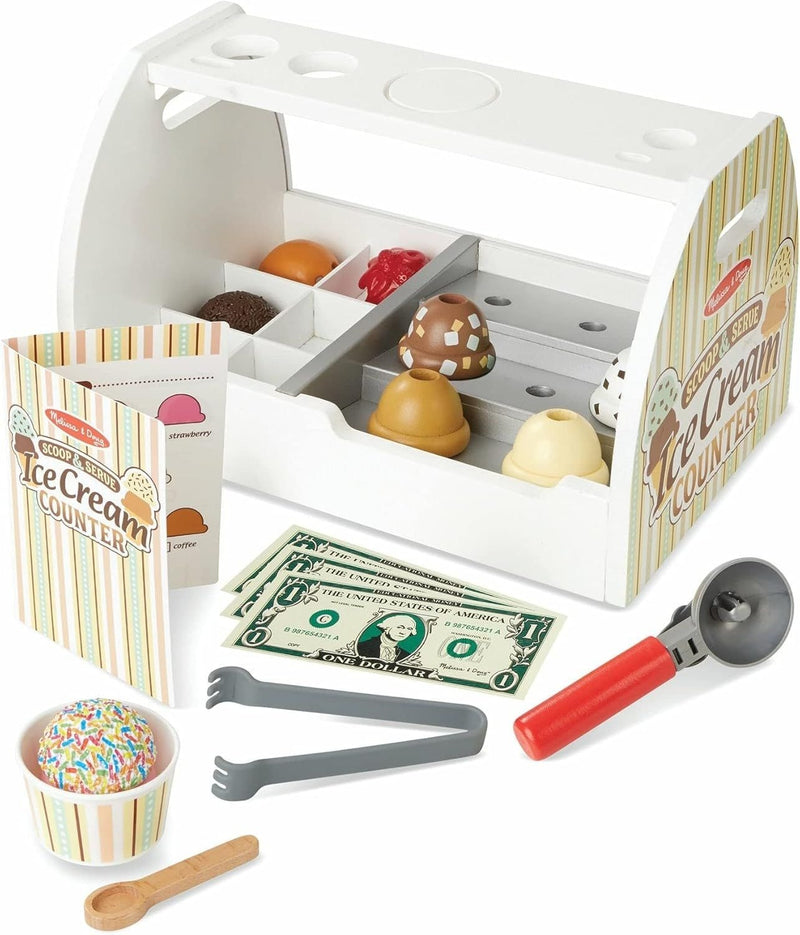Melissa & Doug Scoop and Serve Ice Cream Playset, Ages 3+ P9