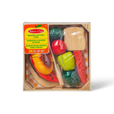 Melissa & Doug Wooden Cutting Food Playset, Ages 3+