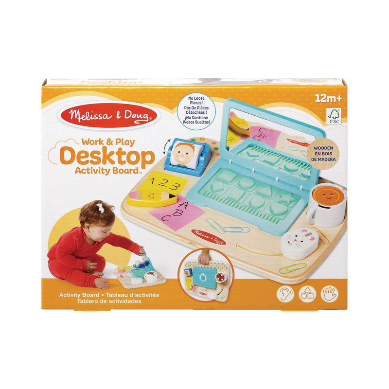 Melissa & Doug Wooden Work & Play Desktop R3